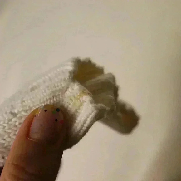 Liz Claiborne Lizsport m 100% Cotton knitted floral cardigans cottage sweater - Picture 14 of 16